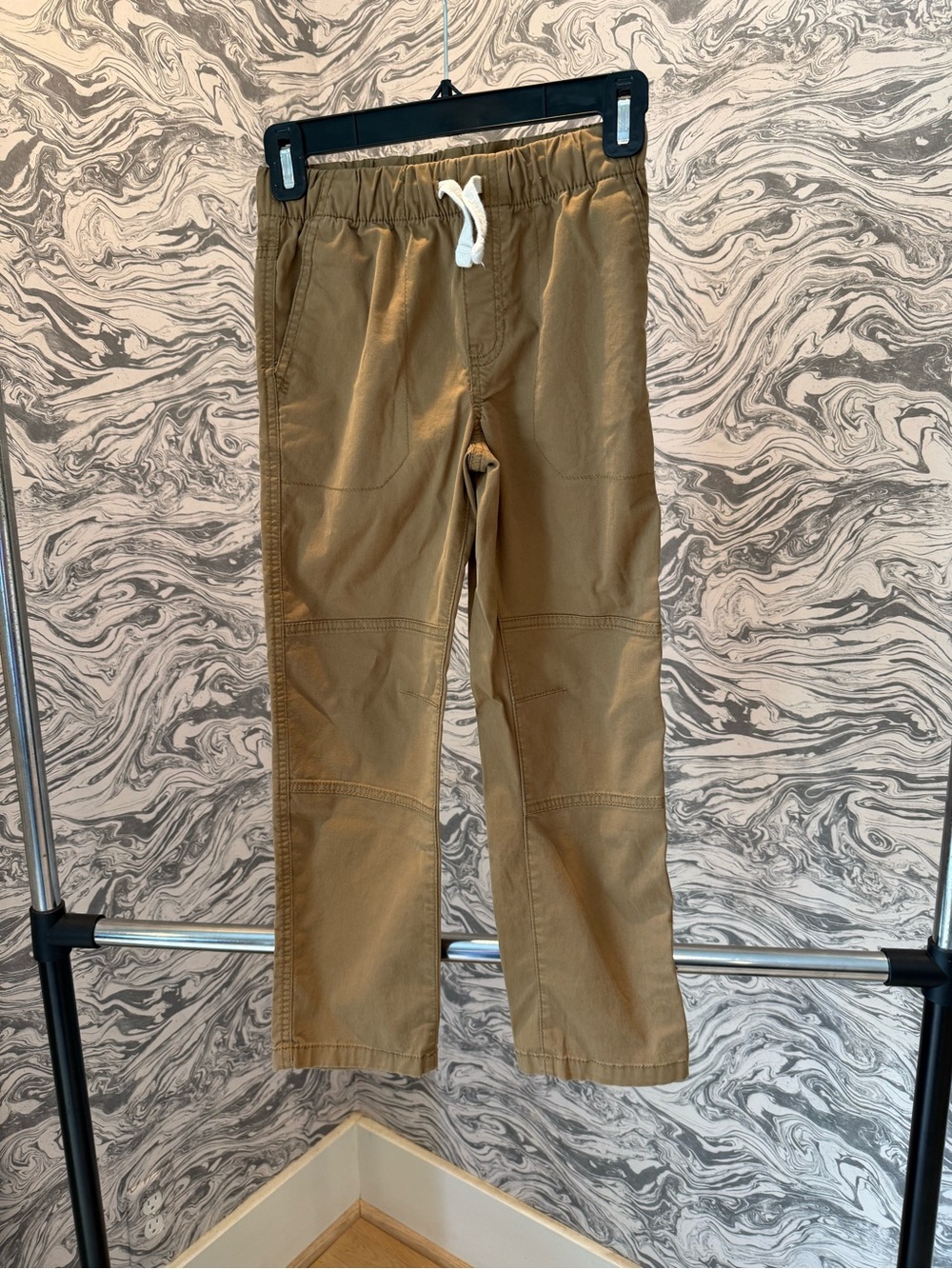 Cat & Jack Tan Drawstring Chino Pants